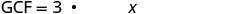 The image shows a mathematical expression